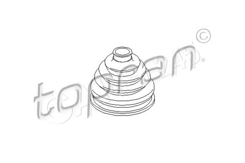 Front axle driveshaft - front,