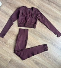Bo Tee Chocolate Brown Sculpt Gym Set