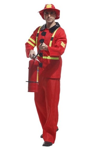 Adult fireman fancy dress - fancy,
