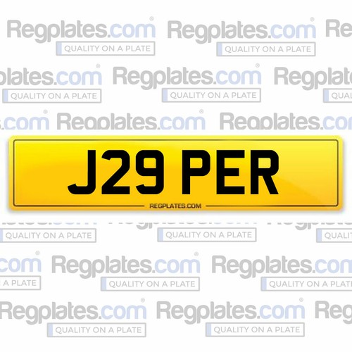 J29 per cherished car reg - per,