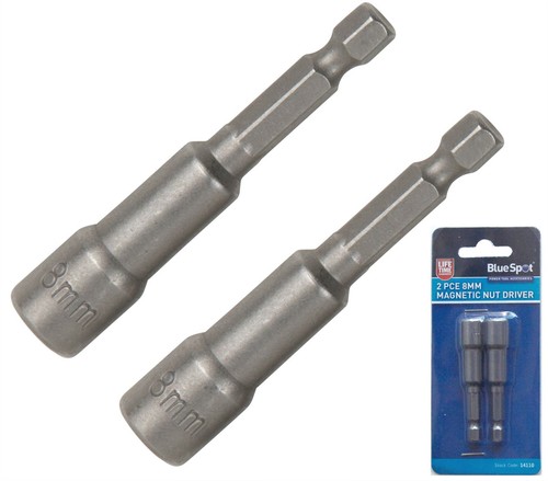 Bluespot 8mm magnetic nut - 8mm,