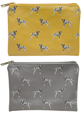 Dalmatian cosmetic makeup bag