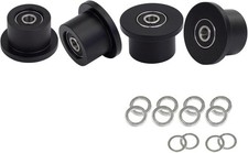 Total Gym 1700 Club Wheels/Rollers Qty for 4 Models 1000 1100, 1400, 1500, 16...