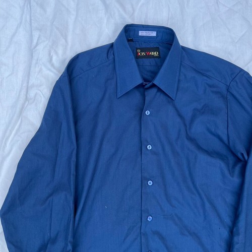Vintage blue shirt smart - blue, shirt.
