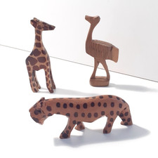 Hand Carved Wooden Animals