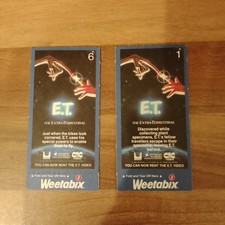 E.T. Lot Of 4 Cards Sealed