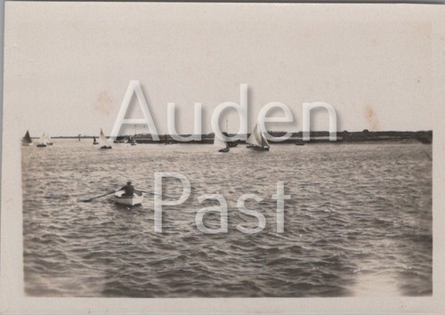 Sailing boats and small rowing - boats,