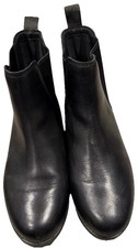 Fitflop Sumi Leather Chelsea Leather Boots - Black - Size 6.5