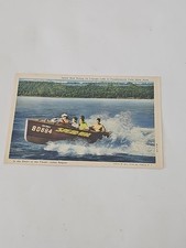 old Speedboat Riding  On