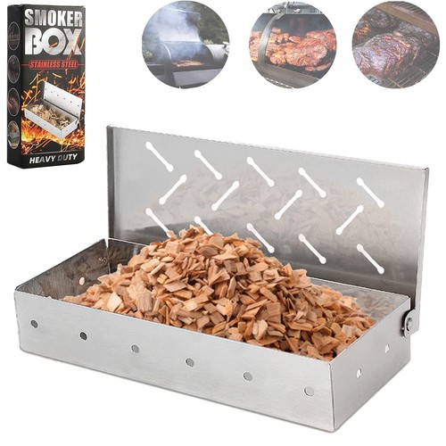 Smoker box for bbq - for,