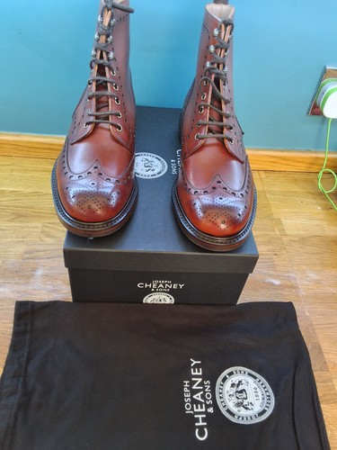 Joseph cheaney tweed derby - r,