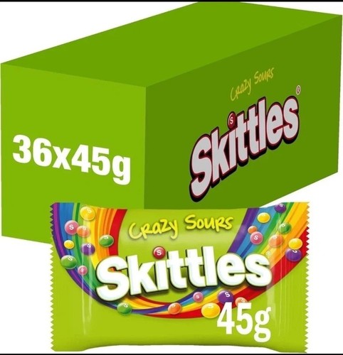 Skittles crazy sours box 36 - of,