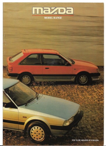 Mazda range 1986 - mazda, 1986-1987