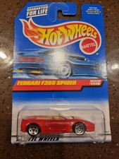 HOT WHEELS FERRARI F355 *SPIDER* 1999 FIRST EDITION 🏆RED *RARE COLLECTABLE*