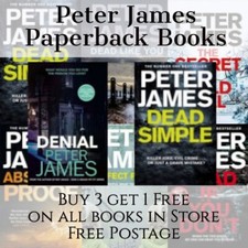 Peter James Books - Build your own Paperback Bundle Lot - Buy 3 get 1 Free