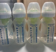 4x Dr Brown Bottles With Teats 270 Ml