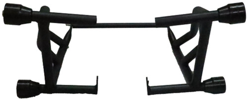 Crash guard with dual slider - with,