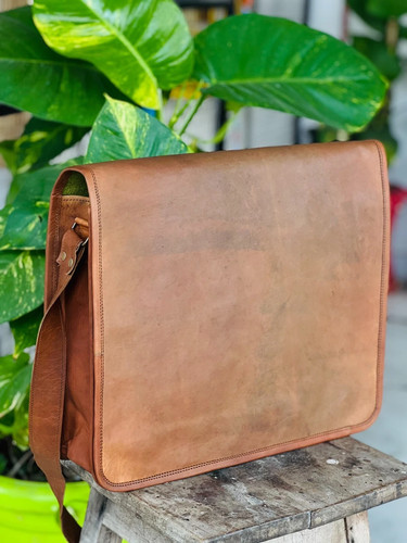Bag leather laptop men - leather,