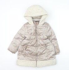 Baker Girls Beige Puffer Coat