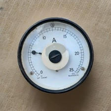 Vintage AC Ammeter 0–100A Analog Panel Meter
