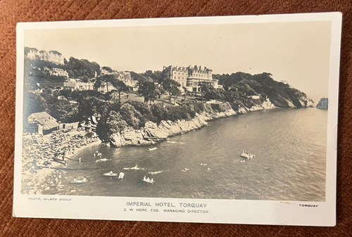 Antique advertising postcard