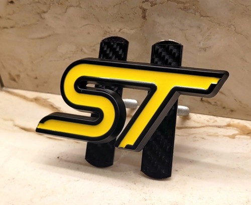 Black gloss yellow st grill - st,