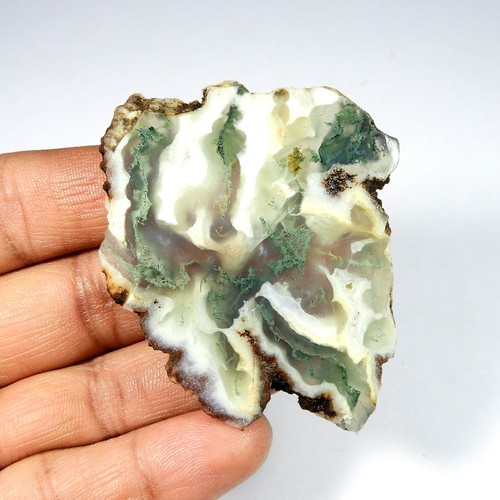 Green moss agate - green,