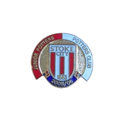 Stoke city vintage pin badge - city,