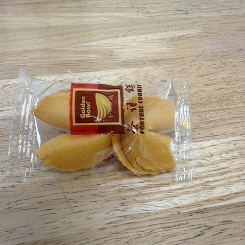Golden bowl fortune cookie - bowl,
