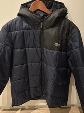 Men’s Lacoste Puffa Two Colour Jacket-Large-BNWOT-Black/Blue