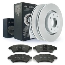 Brake Discs 266mm Brake Pads Front for Citroen C2 C3 C4 Peugeot 206 207 208