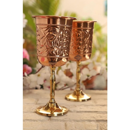 Pack copper wine glass - 2,