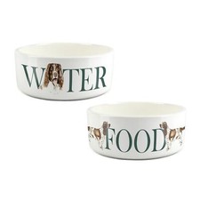 Springer Spaniel Bowl Set -