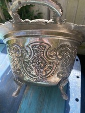 Vintage Moroccan Hand wash Basin And Ewer Kettle , Hand Hammered In Marrakesh