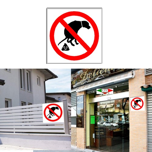 Sign dogs pooping - dogs, pooping"