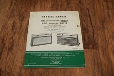 KB Commodore KR022  RGD Rambler RR222 Portable Radio Genuine Service Manual