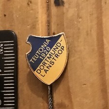 vintage 70s BV Teutonia Dortmund Lanstrop Germany Football enamel badge Item 216