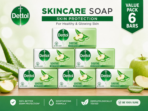 Pack dettol soothe - pack, 6