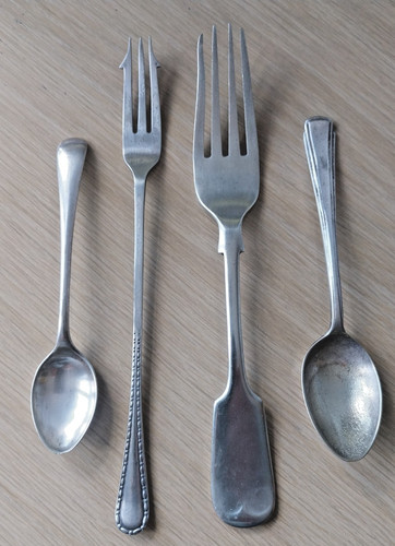 Vintage silver plated pickle - silver,