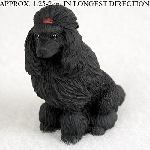 Poodle mini hand painted - poodle,