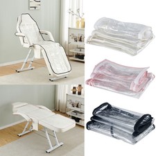 Premium Plastic Clear PVC Protective Massage Tables Cover For Beauty Spa Bed NEW