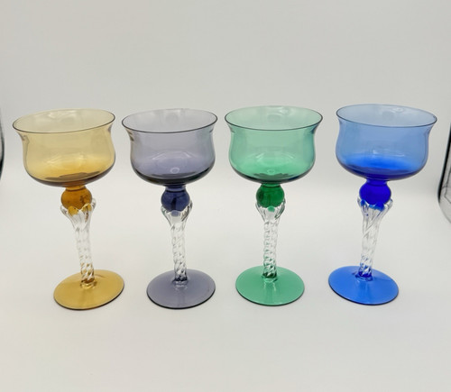 Vintage hand blown colored - vintage,