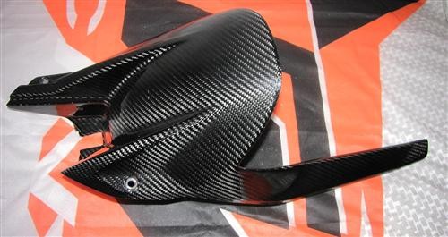 Carbon rear wheel cover - carbon,