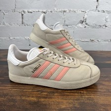 Adidas Gazelle Trainer’s Beige / Pink / White Size-5Uk / 38Eu ART BY9035