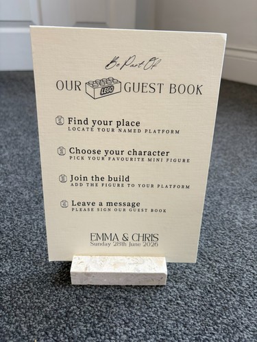 Two natural travertine card