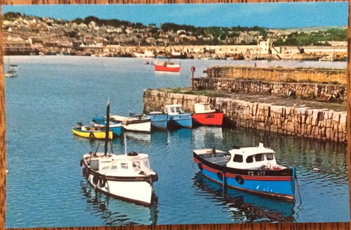 Newlyn harbour fishing boats - harbour,