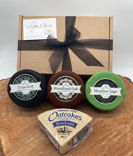 Cheese hamper waxed truckles - waxed,