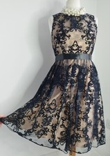 ELIZA J Dress Black Lace Fit &