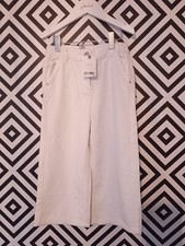 NEXT Girls White Cotton Denim
