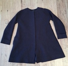 COS Coat Womens 100% Wool Navy